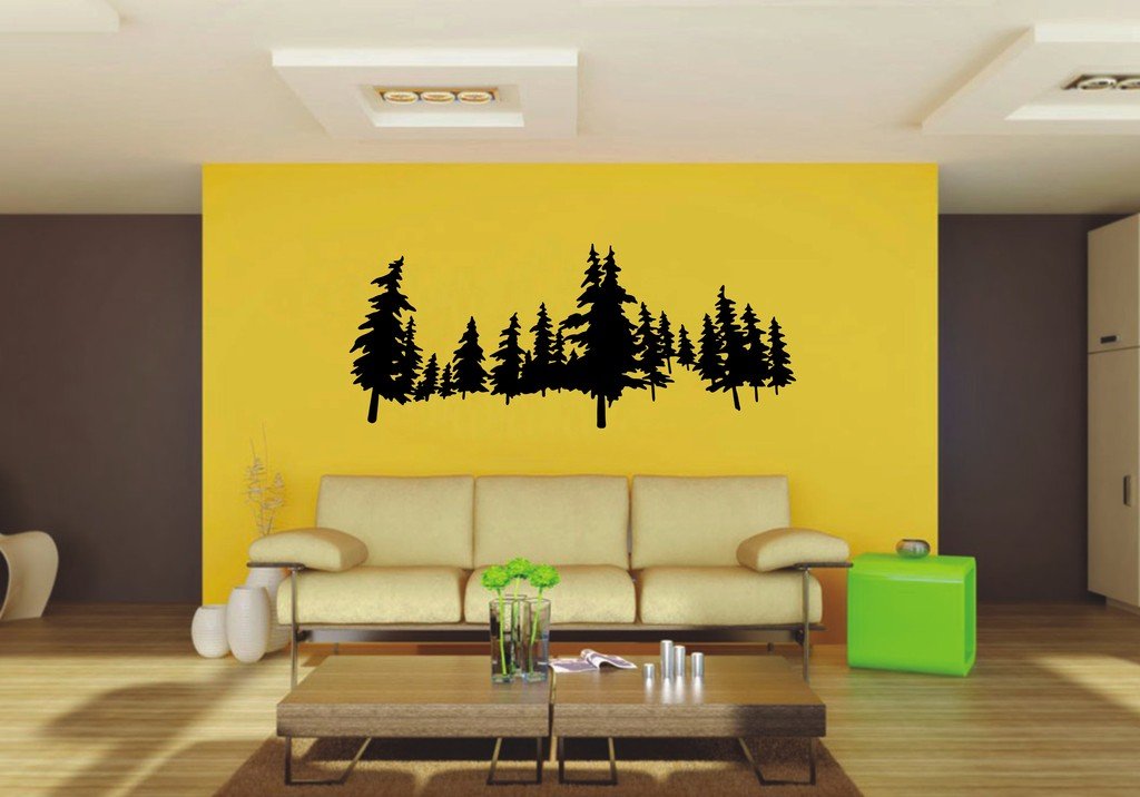 Picniva 22x9.1 Tree Style 20 Vinyl Wall Decal Nature