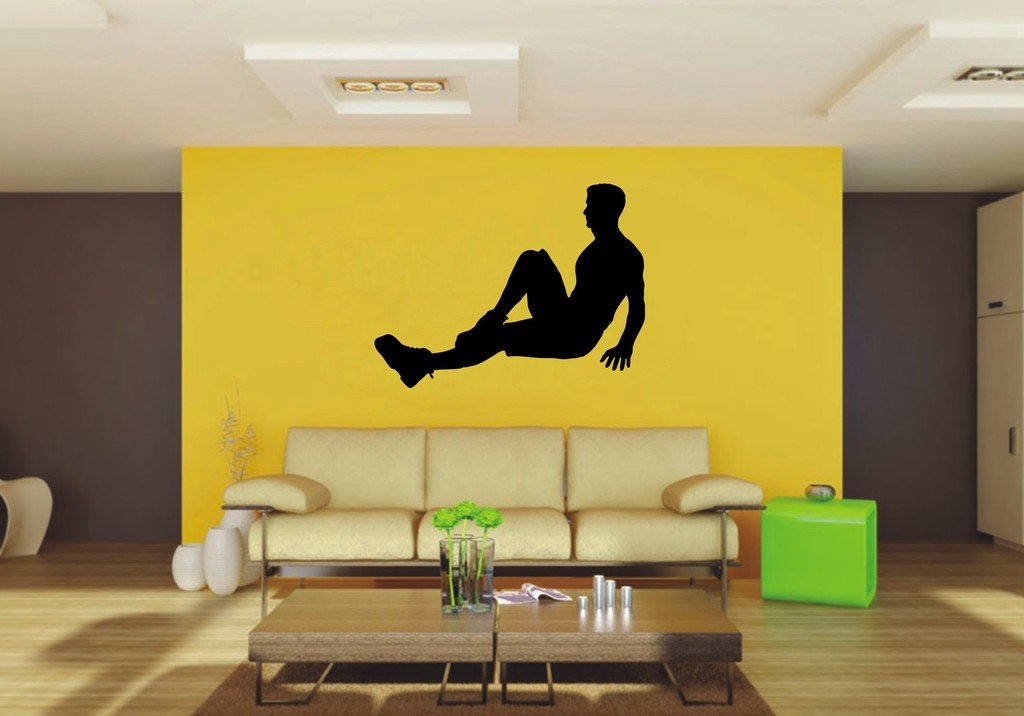 Picniva Sitting Style 7 Wall Decal Figure Silhouette Decor