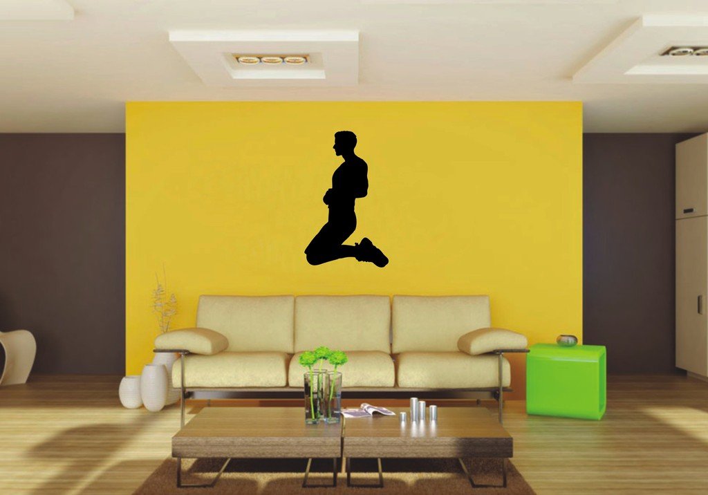 Picniva Kneeling Style 7 Wall Decal Figure Silhouette Decor