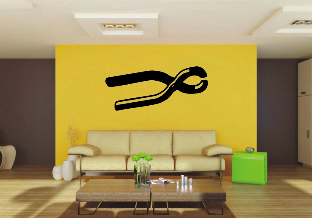 Picniva Tongs Sty2 Vinyl Wall Decal, Approx 22 x 9.49 in, Home Decor