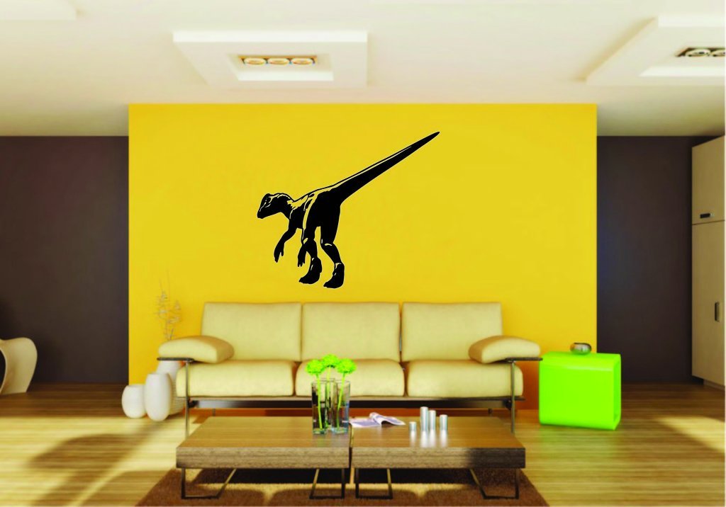 Picniva Dinosaur Sty2 Vinyl Wall Decal, Approx 22 x 18.6 in, Removable