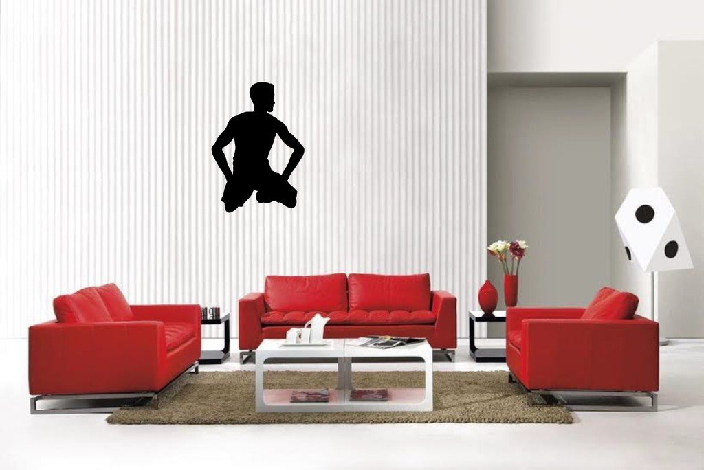Picniva Kneeling Style4 Wall Decal Removable Home Decor