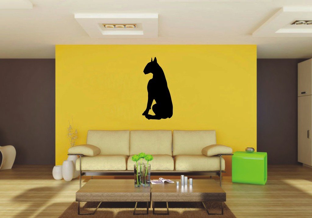Picniva 22x45.2 Bull Terrier Style 7 Vinyl Wall Decal Dog Breed