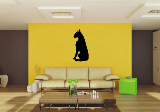 Picniva 22x45.2 Bull Terrier Style 7 Vinyl Wall Decal Dog Breed