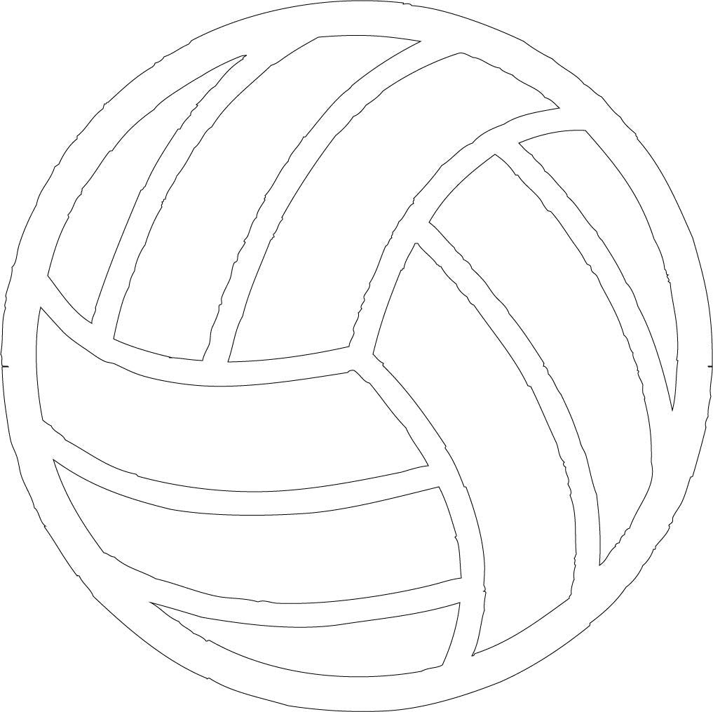 Decaltor Volleyball Ball Laptop Decal, 5 in