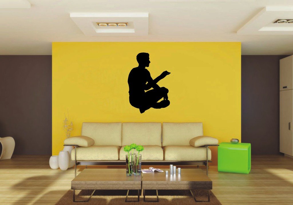 Picniva Sitting Style 6 Wall Decal Figure Silhouette Decor