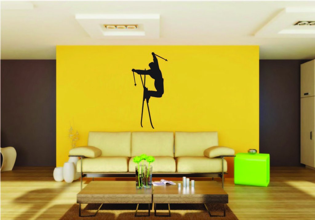Picniva Ski Style 6 Removable Vinyl Wall Decal