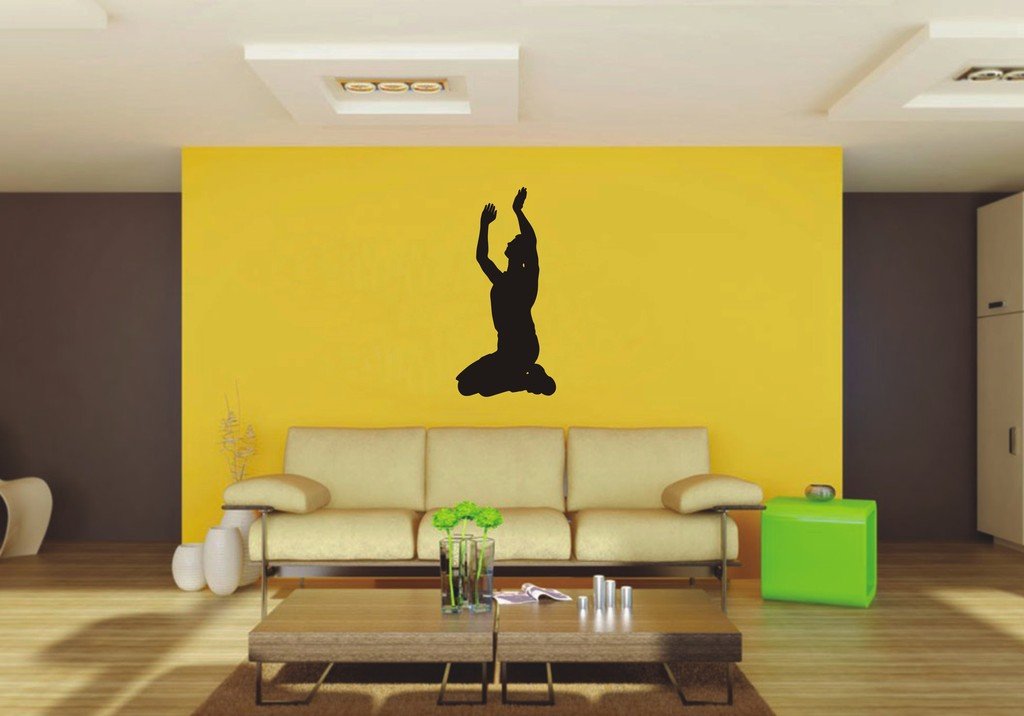 Picniva Man Sty8 Vinyl Wall Decal, Approx 22 x 46.07 in, Removable
