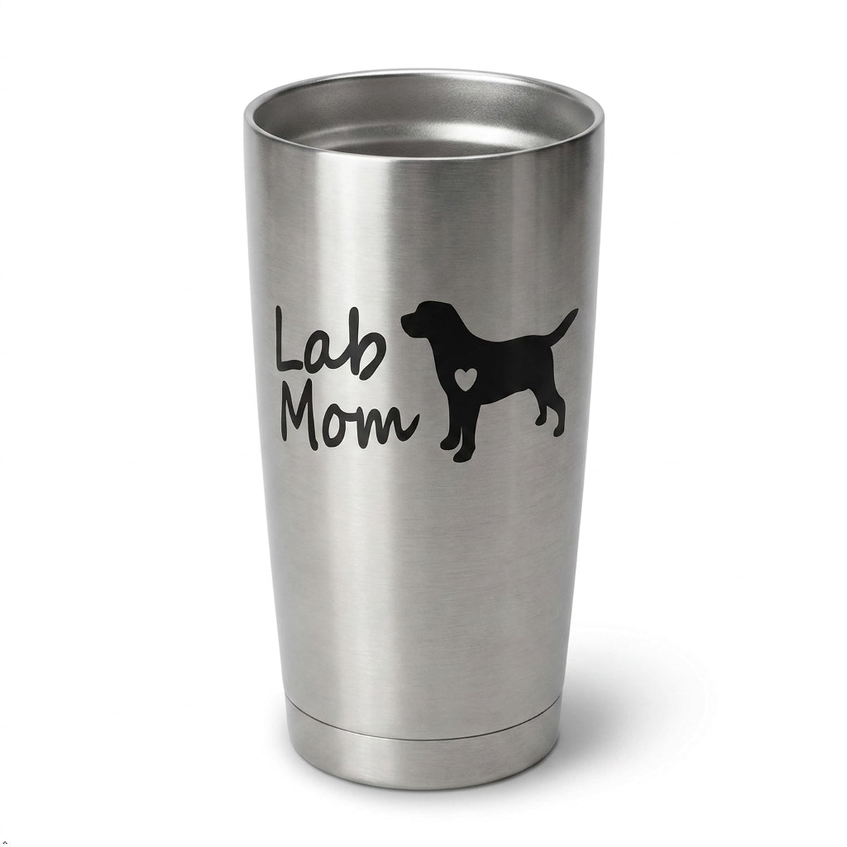 Decaltor Lab Mom Labrador Vinyl Decal, 5 in