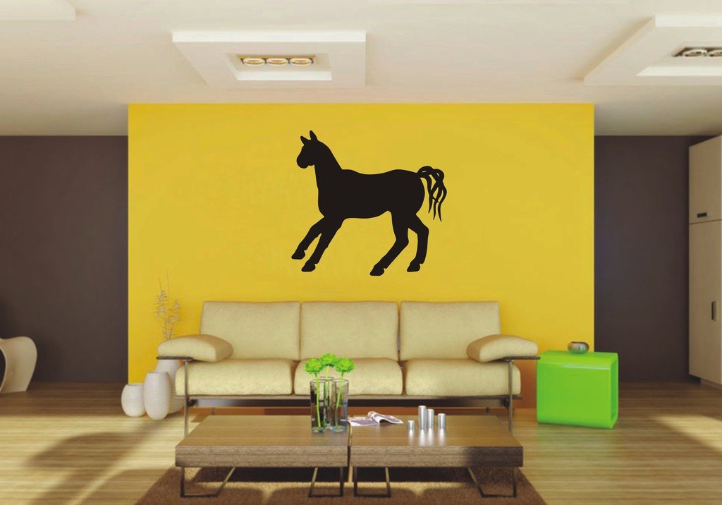 Picniva Horse Sty49a Vinyl Wall Decal, Approx 22 x 20.59 in, Removable