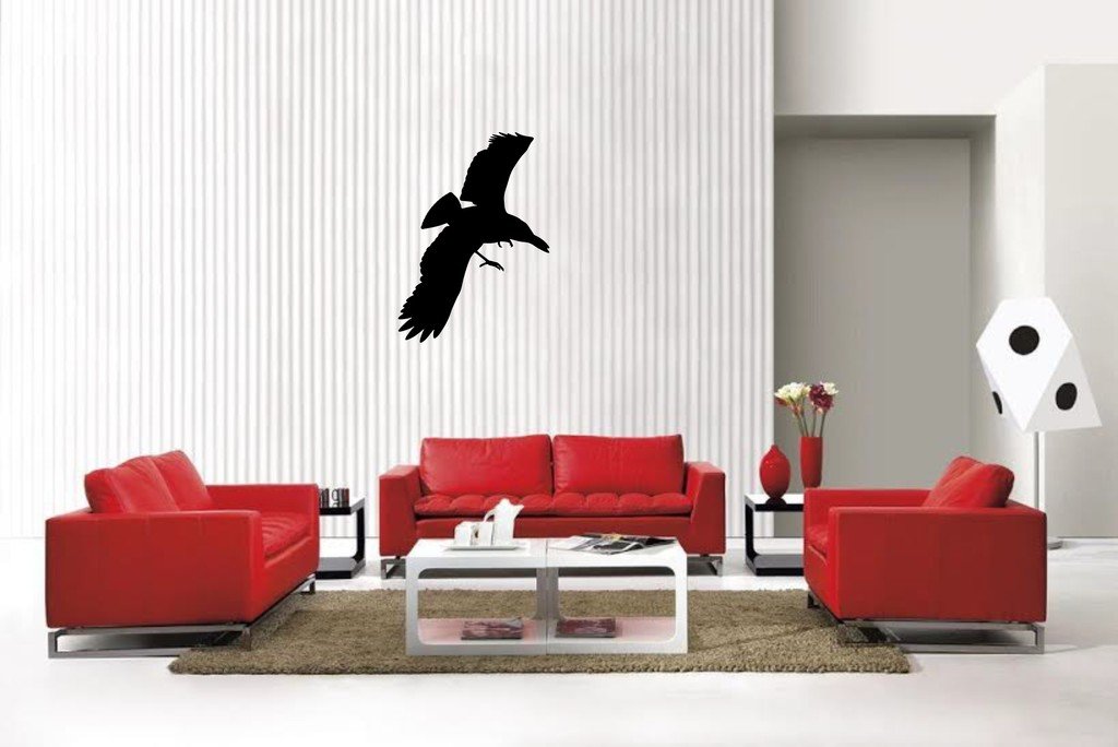 Picniva Crow Style8A Decal Sticker for Truck Notebook