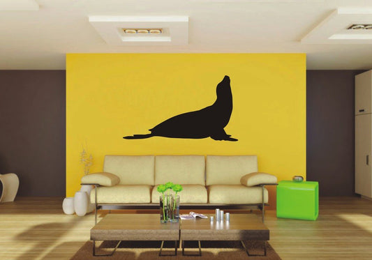 Picniva Seal Sty11 Vinyl Wall Decal, Approx 22 x 12.56 in, Removable