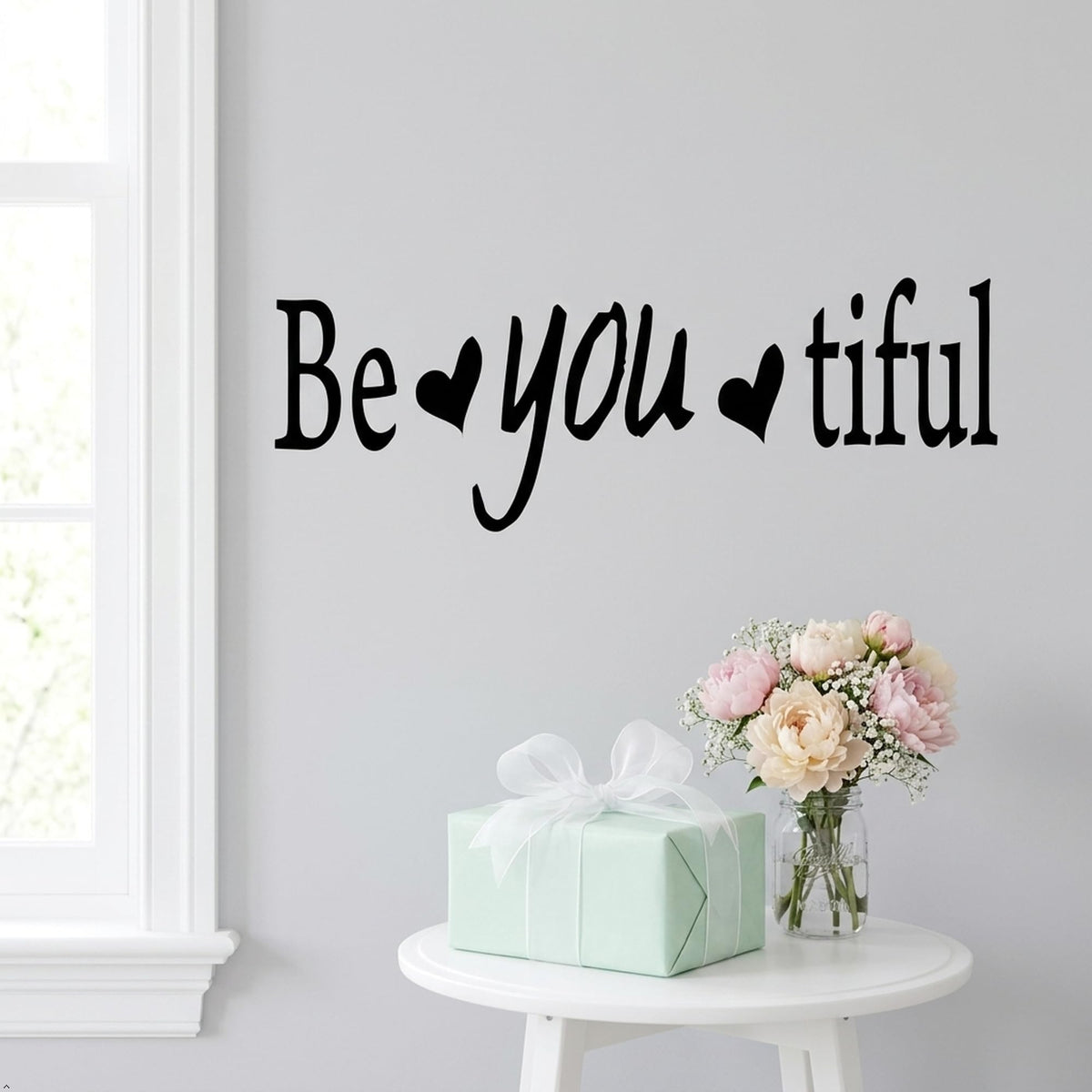 Decaltor Be You Tiful Vinyl Wall Decal, Home Decor