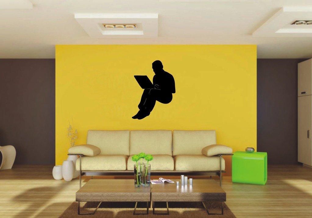 Picniva Office Sty3 Vinyl Wall Decal, Approx 22 x 29.94 in, Home Decor