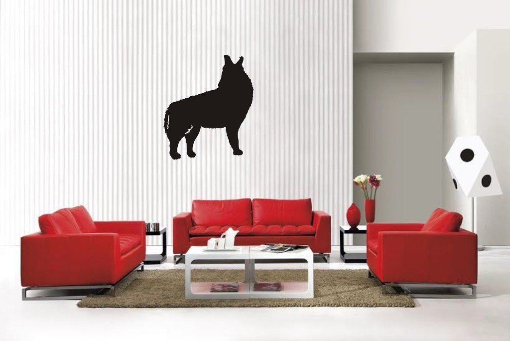 Picniva Wolf Style2 Wall Decal Removable Home Decor