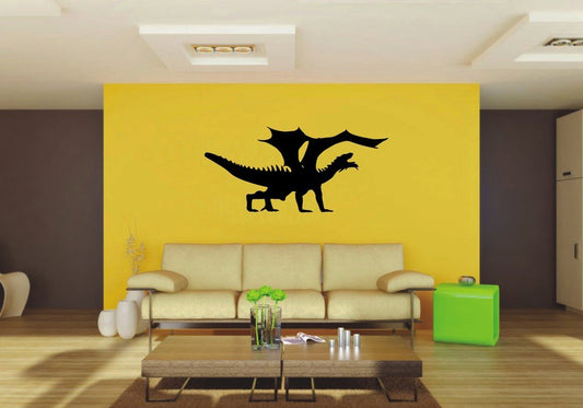 Picniva 22x10.25 Dragon Style 32 Vinyl Wall Decal Fantasy Decor