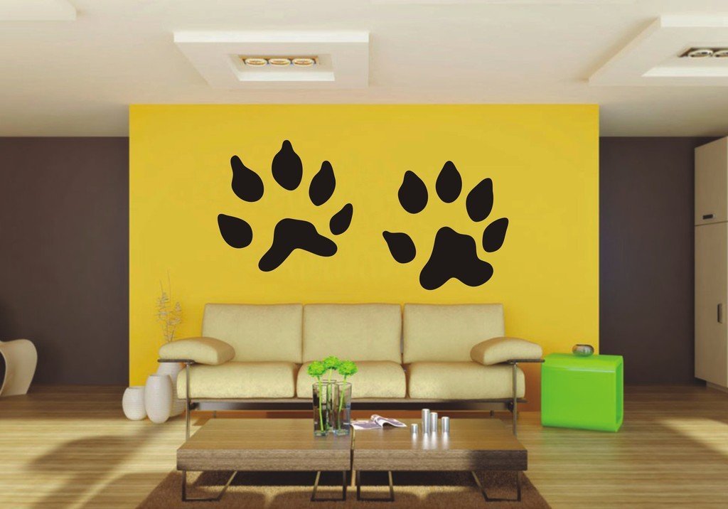 Picniva Fisher Track Removable Vinyl Wall Decal Wildlife Cabin Nature Decor