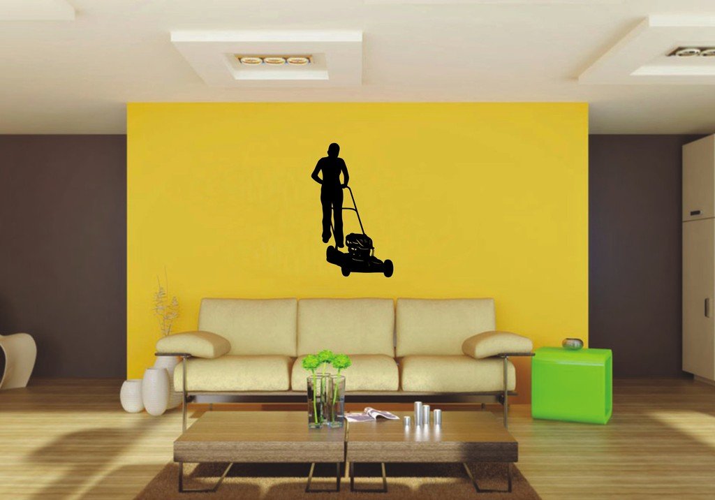 Picniva 22x36.06 Lawn Mower Style 6 Vinyl Wall Decal Motorsport