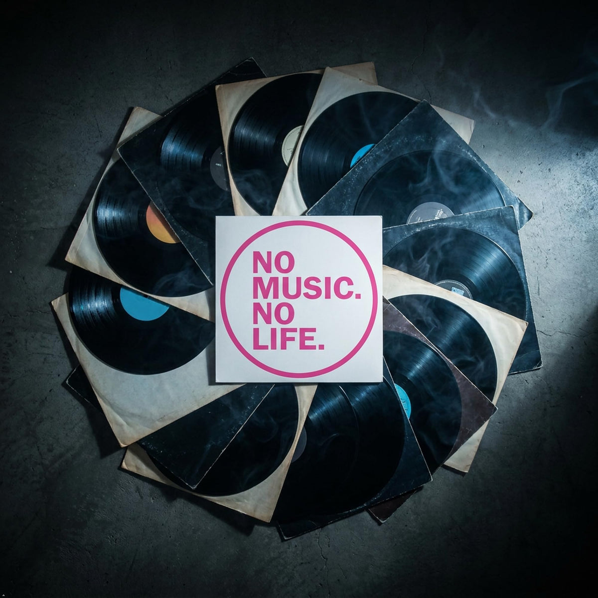 Decaltor Music Life Quote Vinyl Decal, 5 in, Car Window Sticker