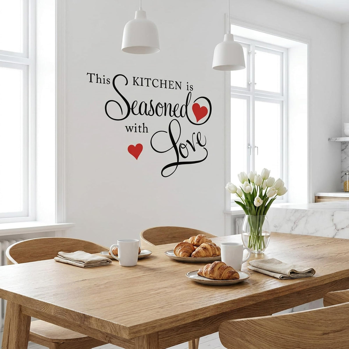 Picniva This Kitchen Is Seasoned With Love Vinyl Wall Decal