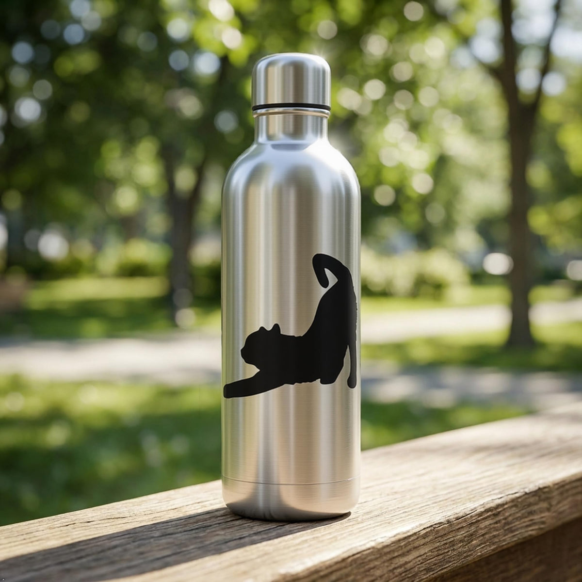 Decaltor Stretching Cat Vinyl Decal