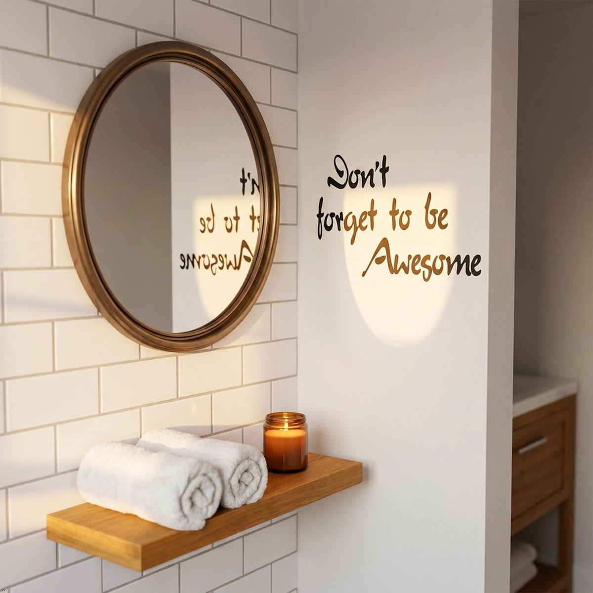 Picniva Don t Forget to be Awesome Vinyl Wall Decal Quote Decor (Black, 40''Width)