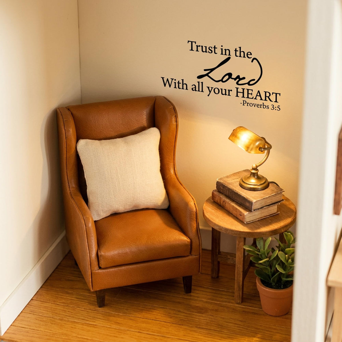 Decaltor Trust in the Lord Quote Wall Decal