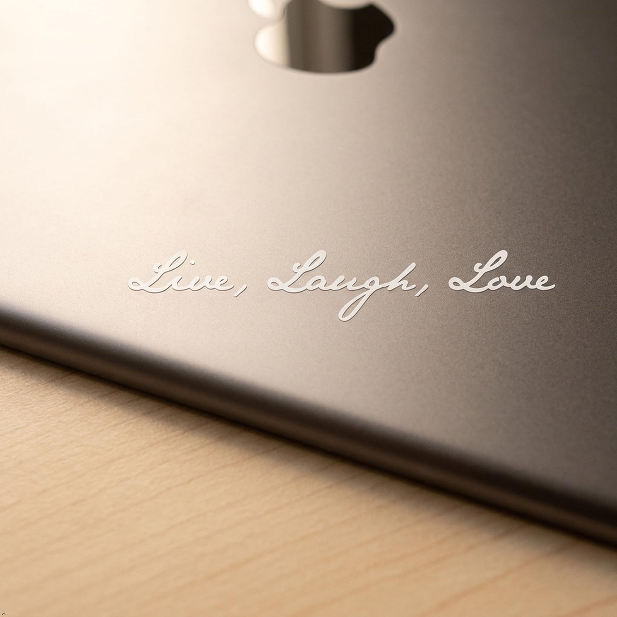 Decaltor Live Laugh Love Vinyl Decal, Car Window Sticker