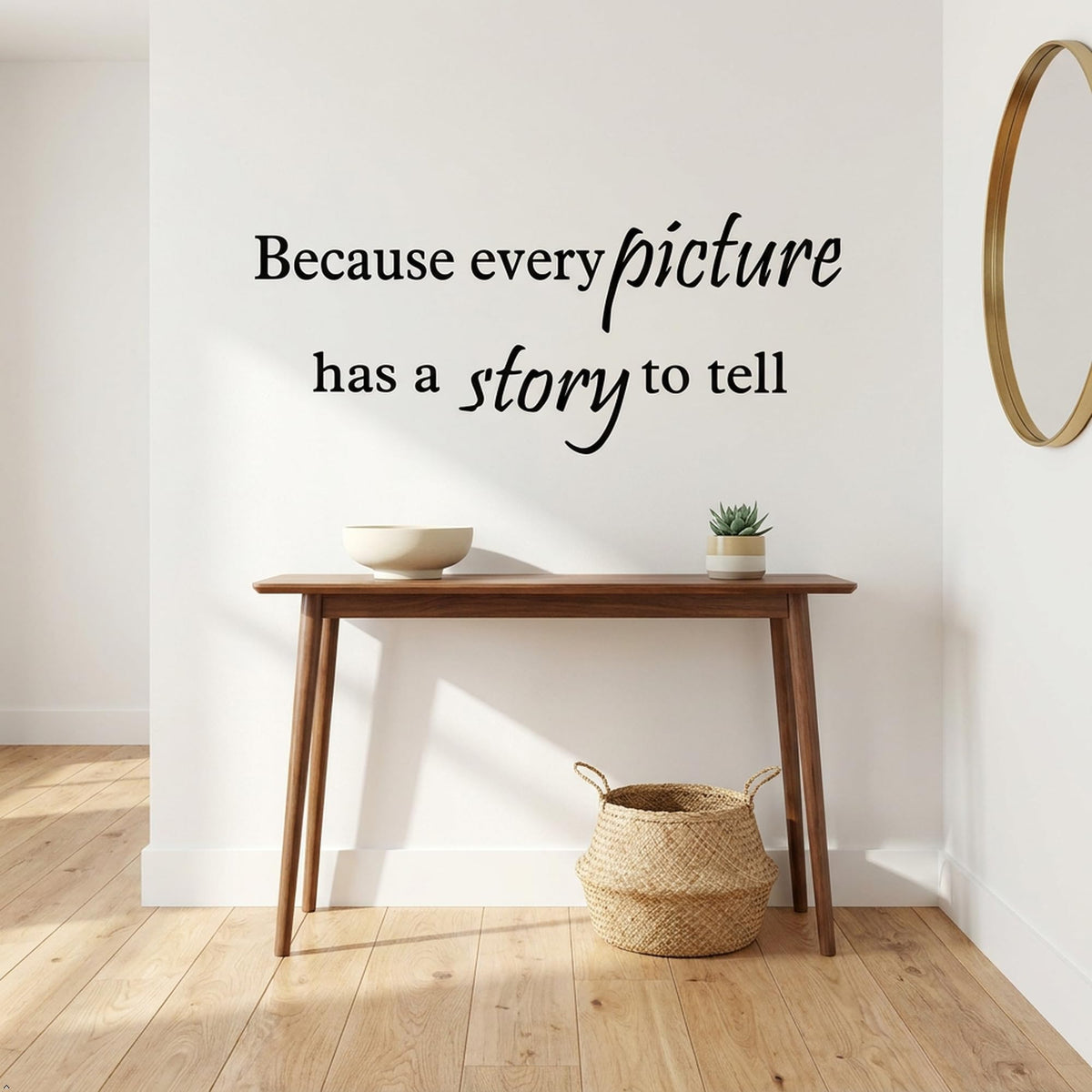 Decaltor Every Picture Story Quote Wall Decal