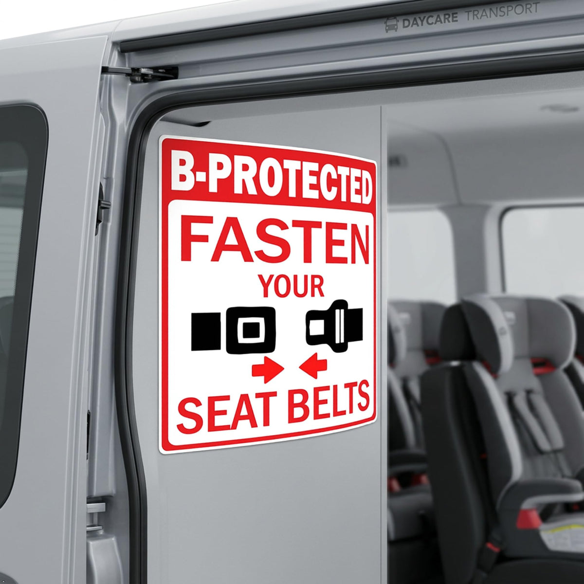Picniva Fasten Seatbelt Reminder Stickers, Two Pack