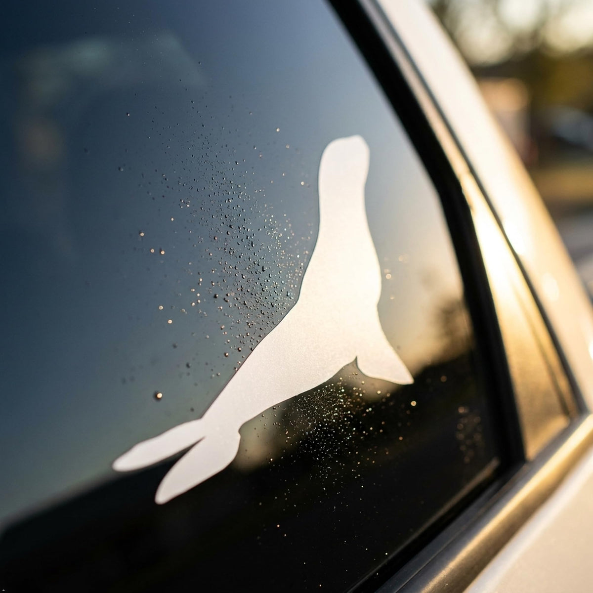 Picniva Sea Lion Vinyl Car Window Decal, Approx 5 in