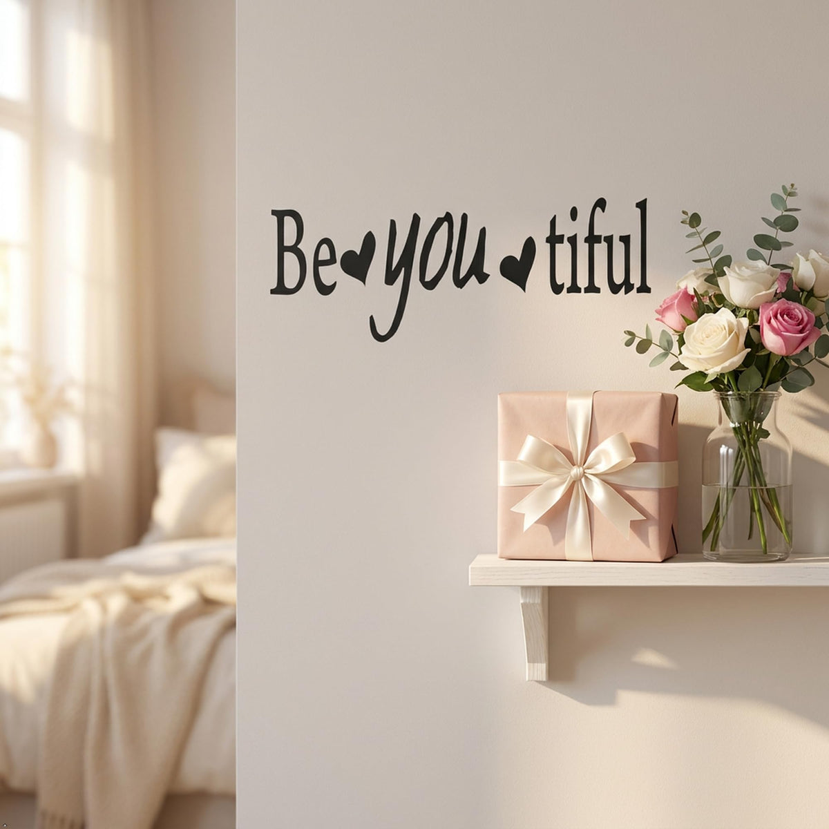 Decaltor Be You Tiful Vinyl Wall Decal, Home Decor