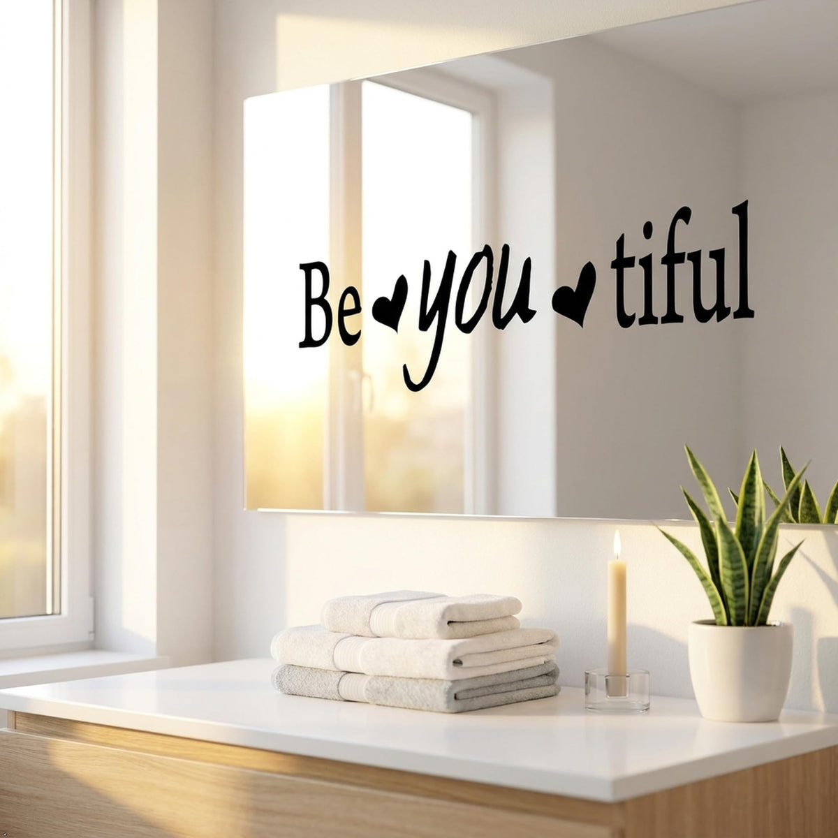 Decaltor Be You Tiful Vinyl Wall Decal, Home Decor