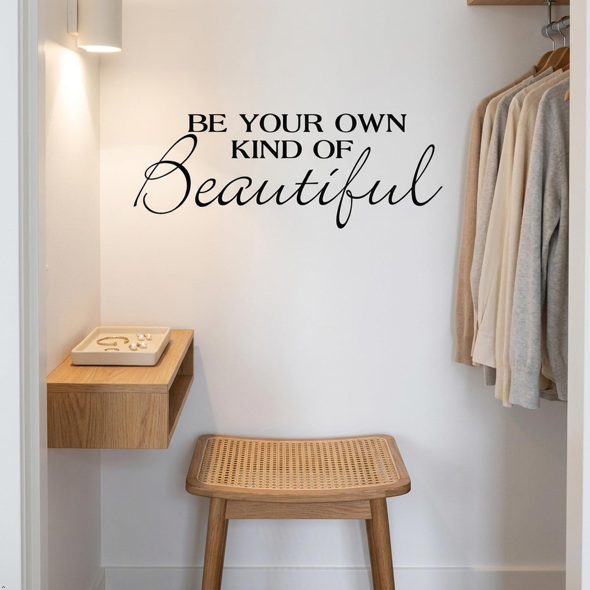 Decaltor Be Your Own Kind Of Beautiful Quotes Sayings Words Art Decor Lettering Vinyl Wall Art Inspirational Uplifting