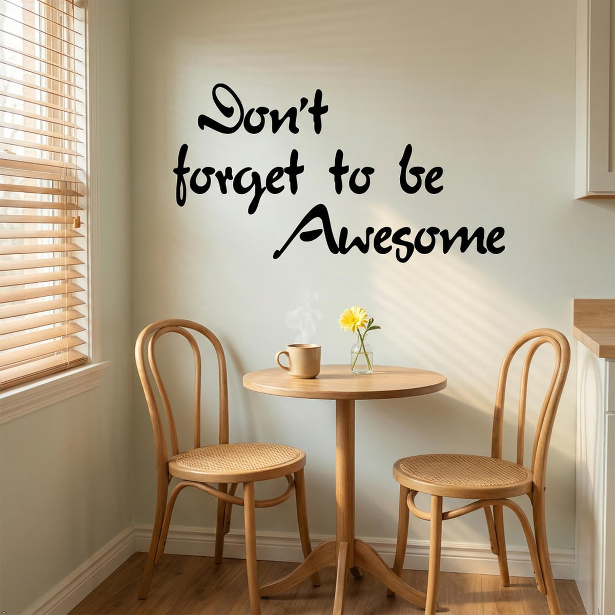 Picniva Don t Forget to be Awesome Vinyl Wall Decal Quote Decor (Black, 30''Width)
