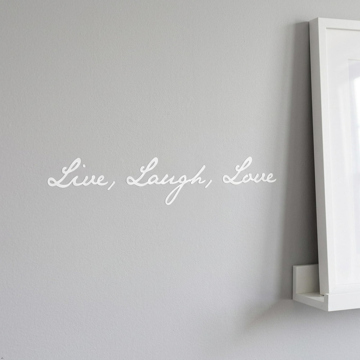 Decaltor Live Laugh Love Vinyl Decal, Car Window Sticker
