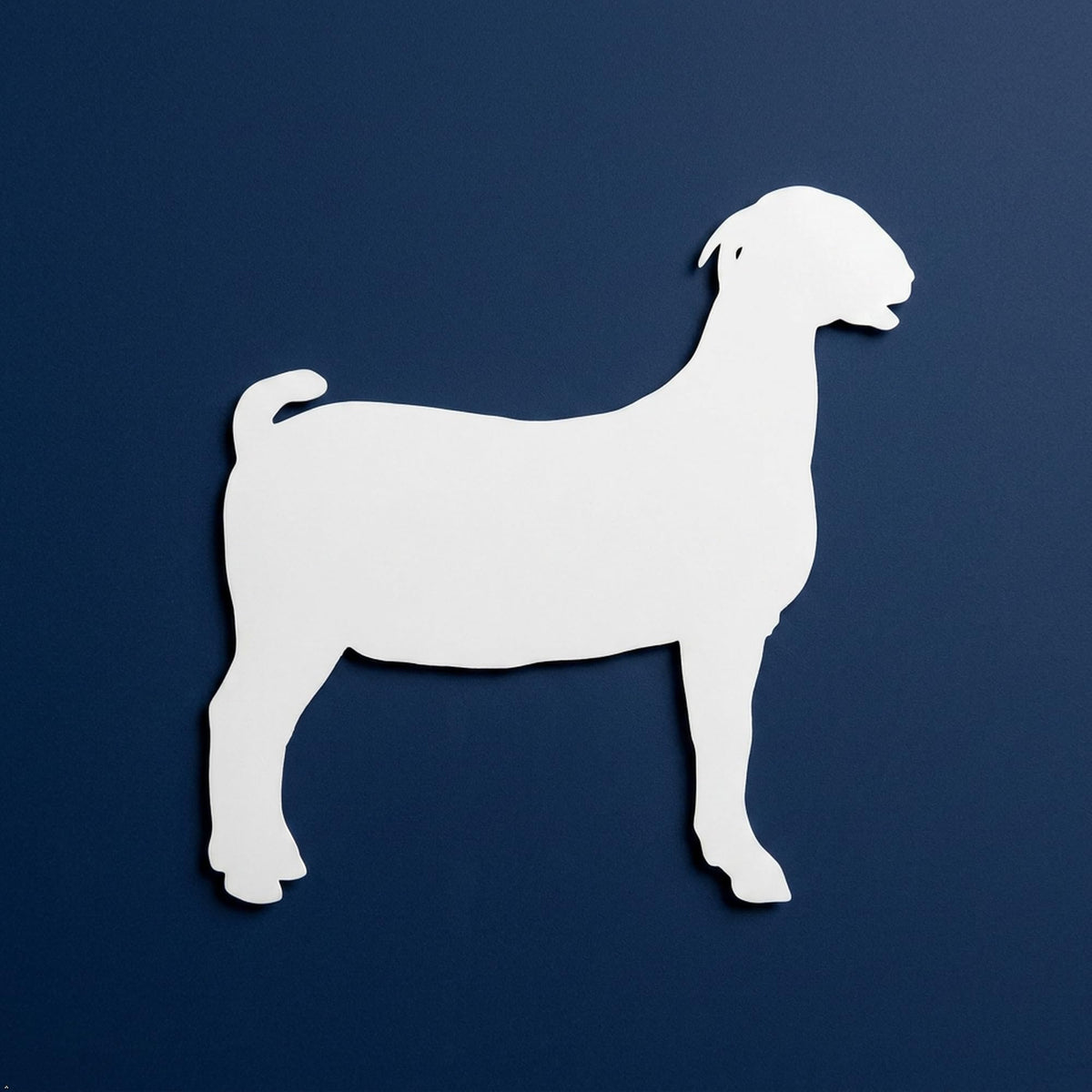 Picniva Boer Goat Vinyl Car Window Decal, Approx 5 in