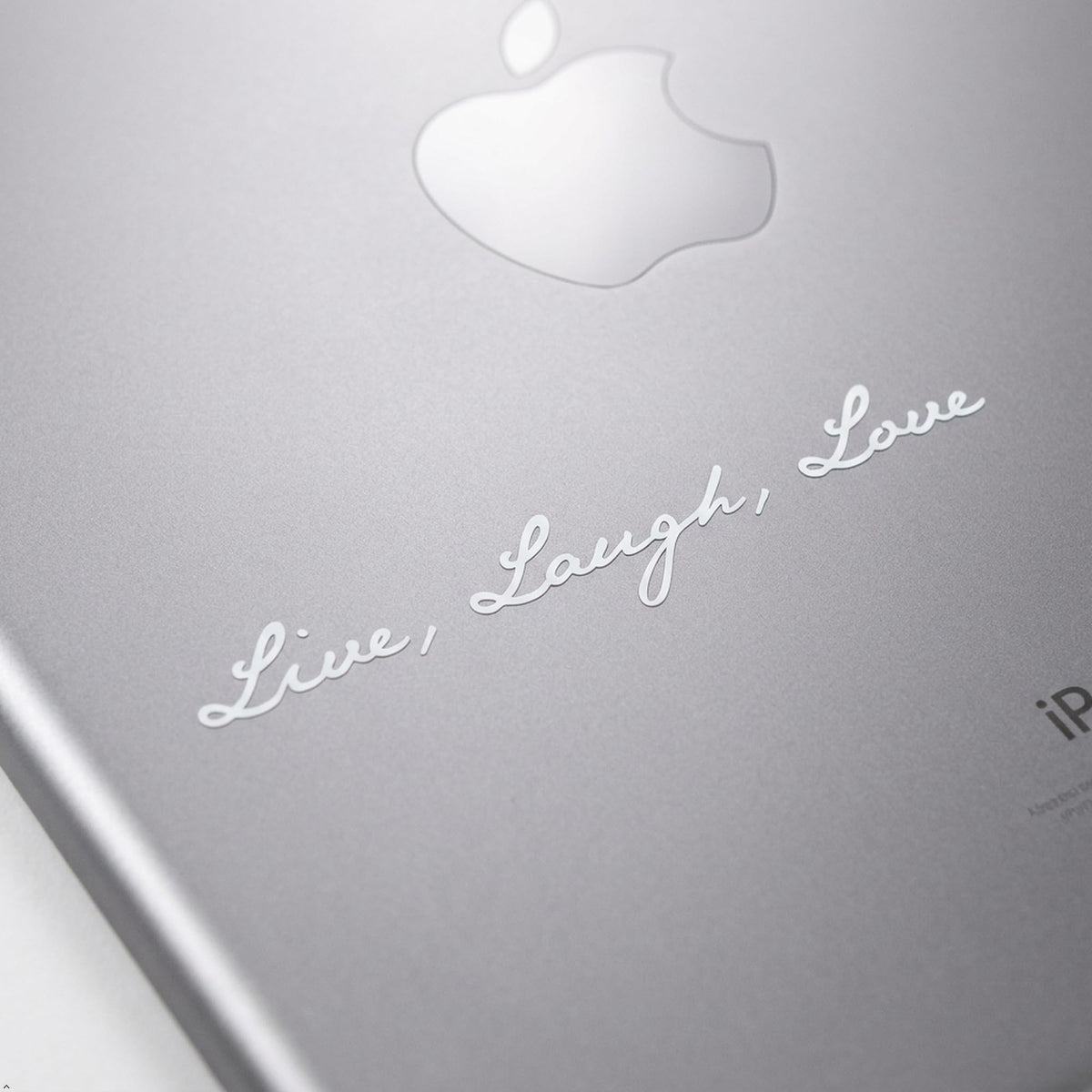 Decaltor Live Laugh Love Vinyl Decal, Car Window Sticker