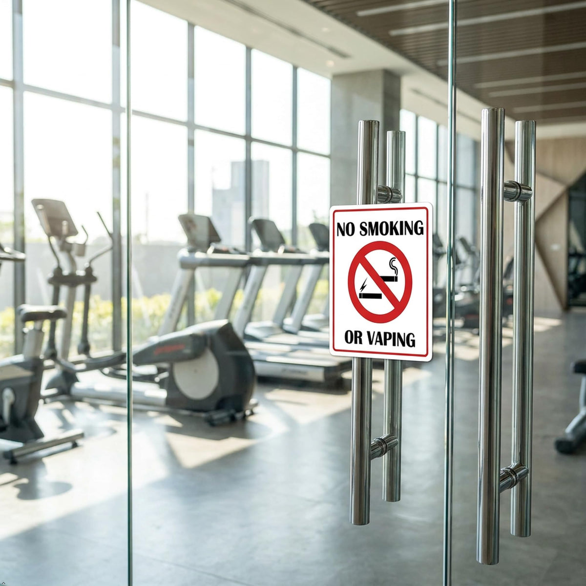 Picniva No Smoking or Vaping Notice Stickers