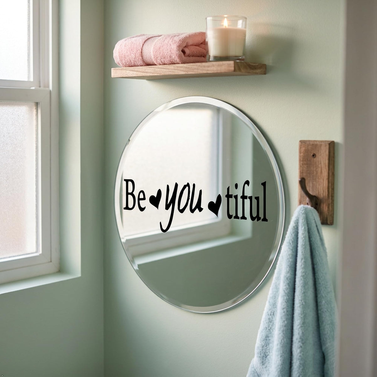 Decaltor Be You Tiful Vinyl Wall Decal, Home Decor