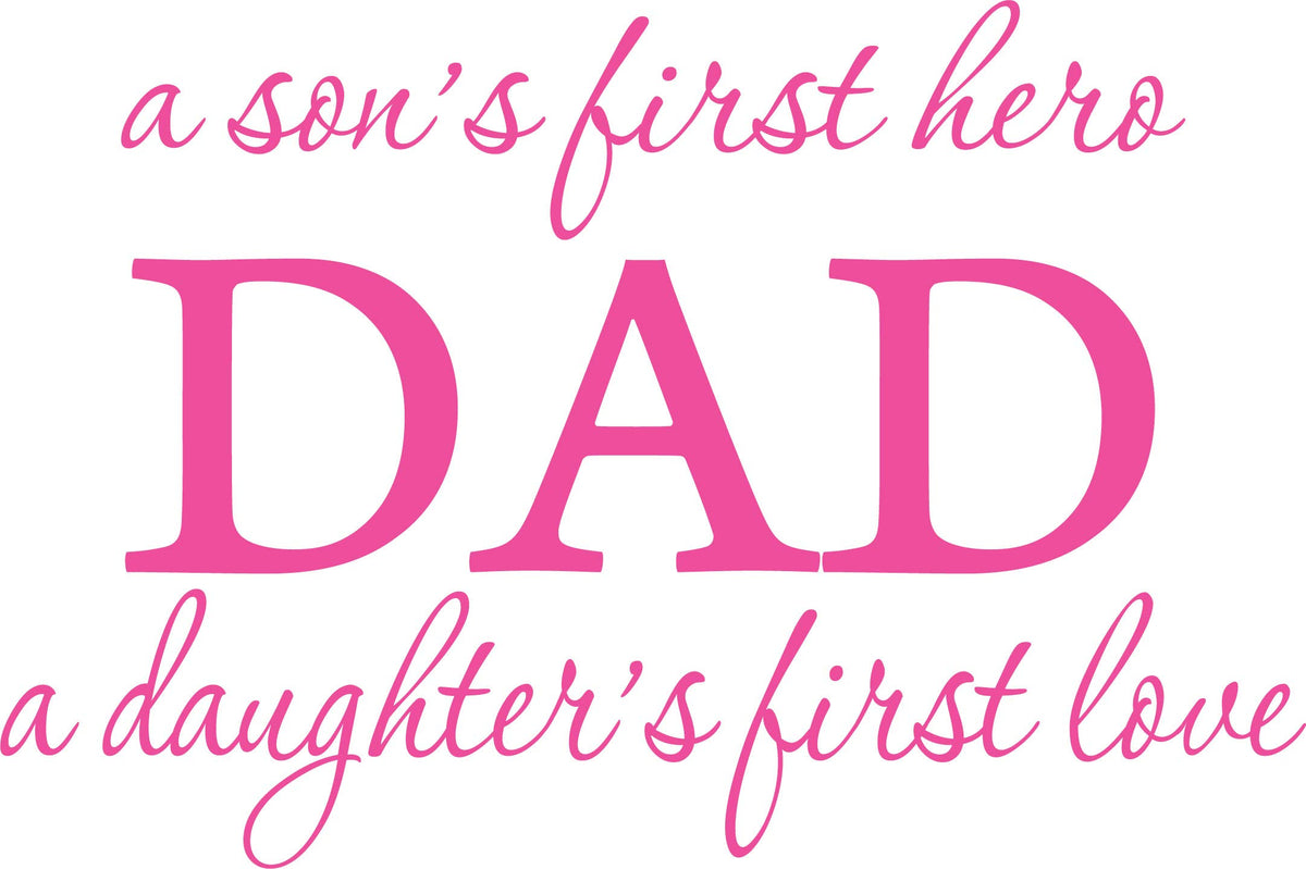 Decaltor Dad First Hero Decal