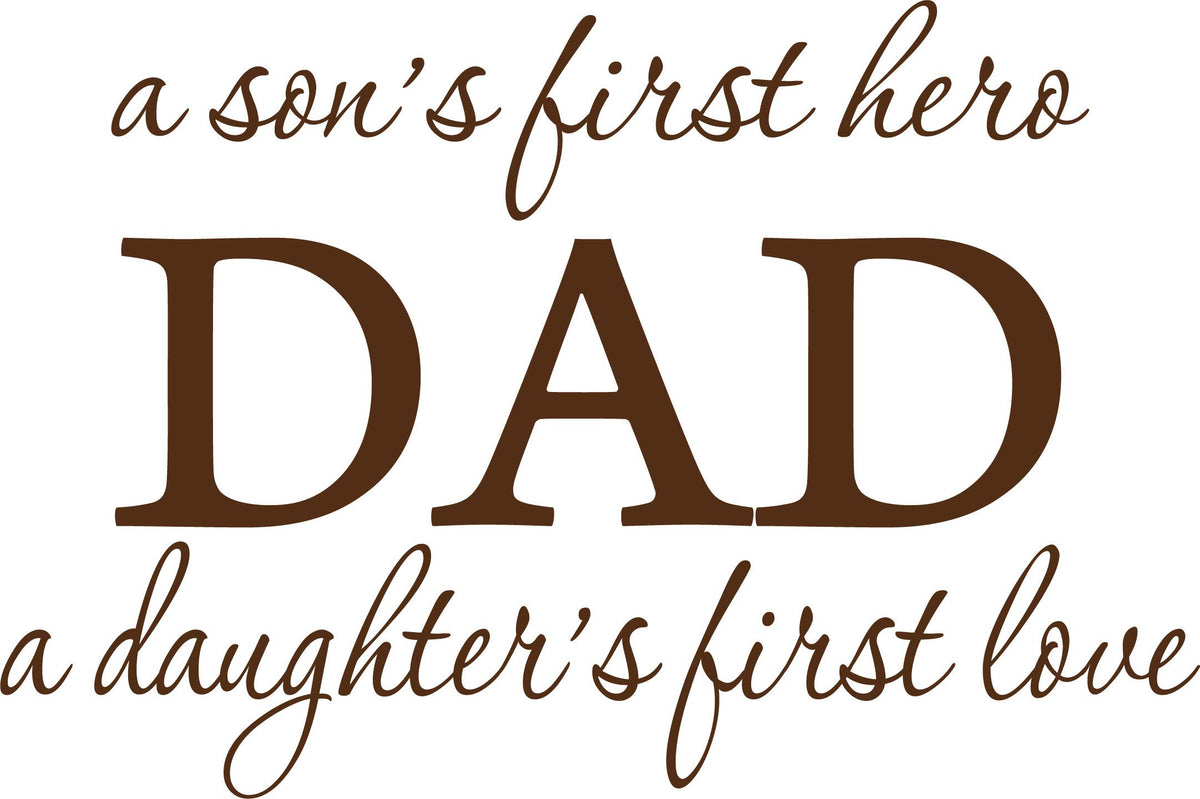 Decaltor Dad First Hero Decal