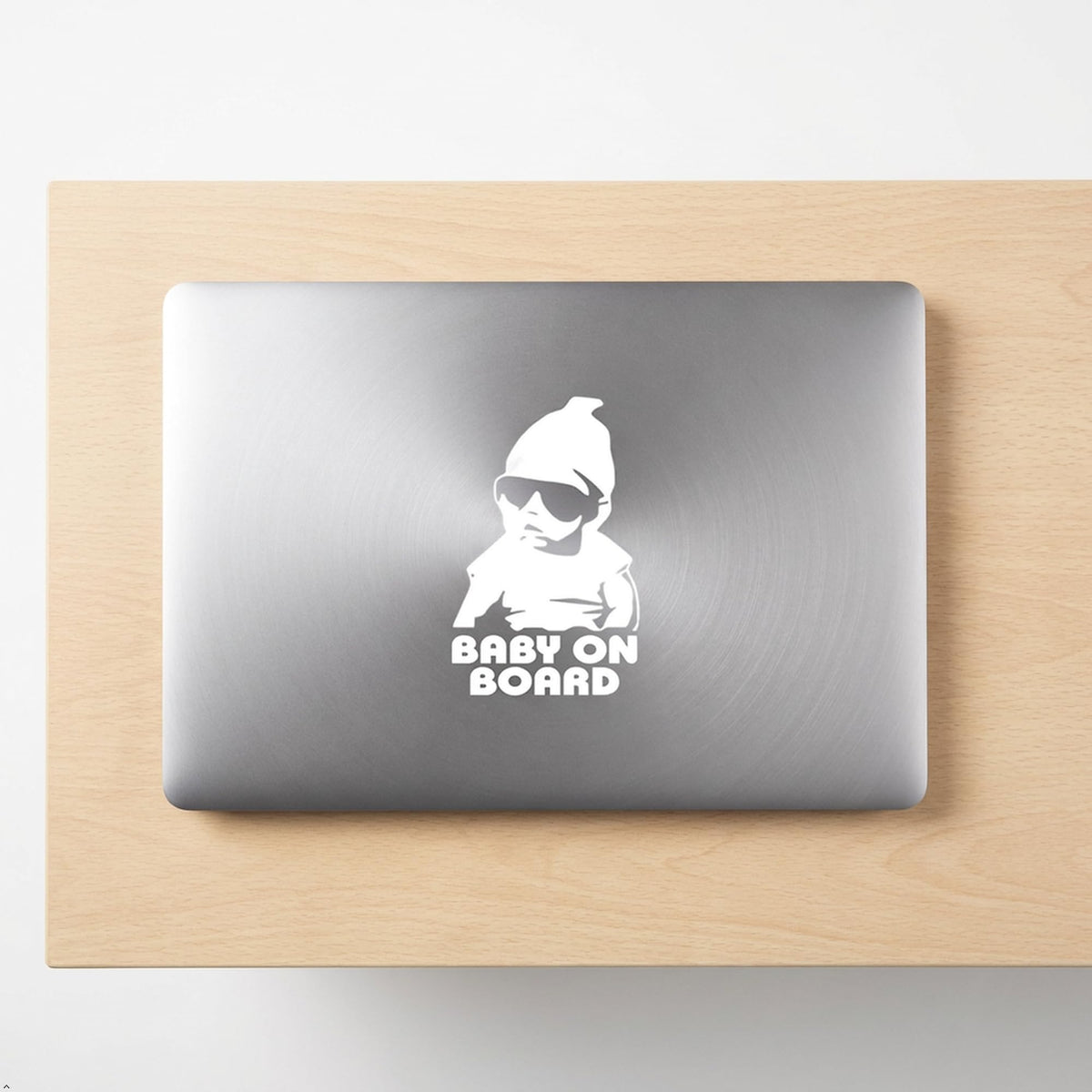 Decaltor Baby on Board Novelty Vinyl Decal, 5 in, Car Window Sticker
