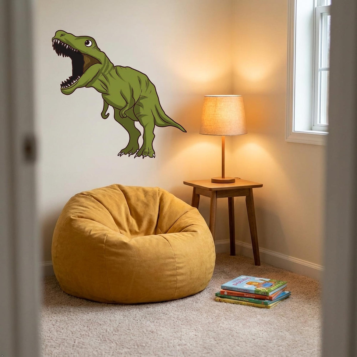 Picniva Large 22-Inch Dinosaur Wall Decals Peel and Stick Nursery Decor(