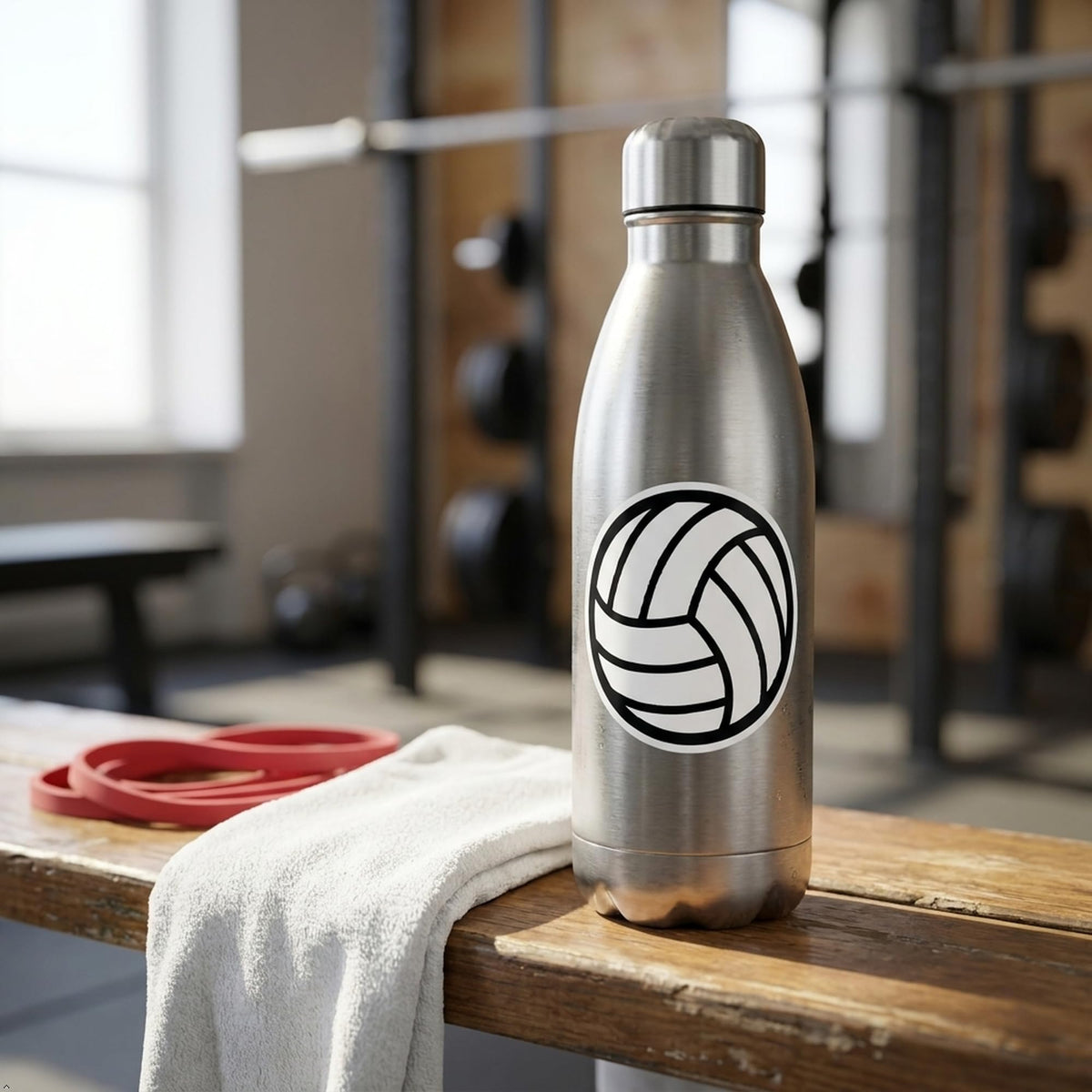 Decaltor Volleyball Ball Laptop Decal, 5 in