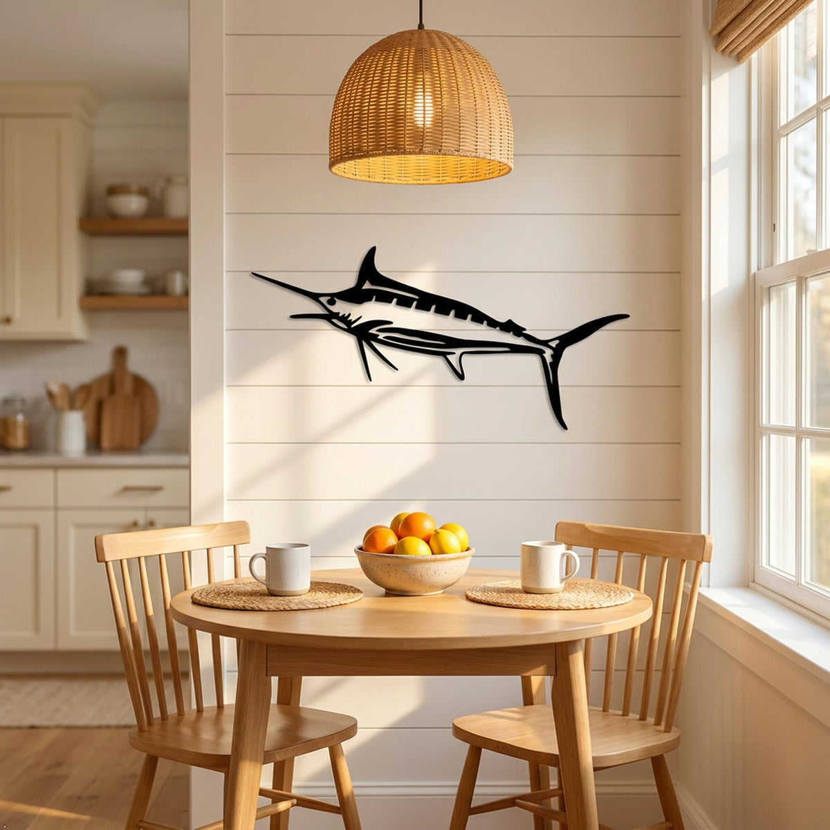 Picniva Marlin Style20 Wall Decal Removable Home Decor