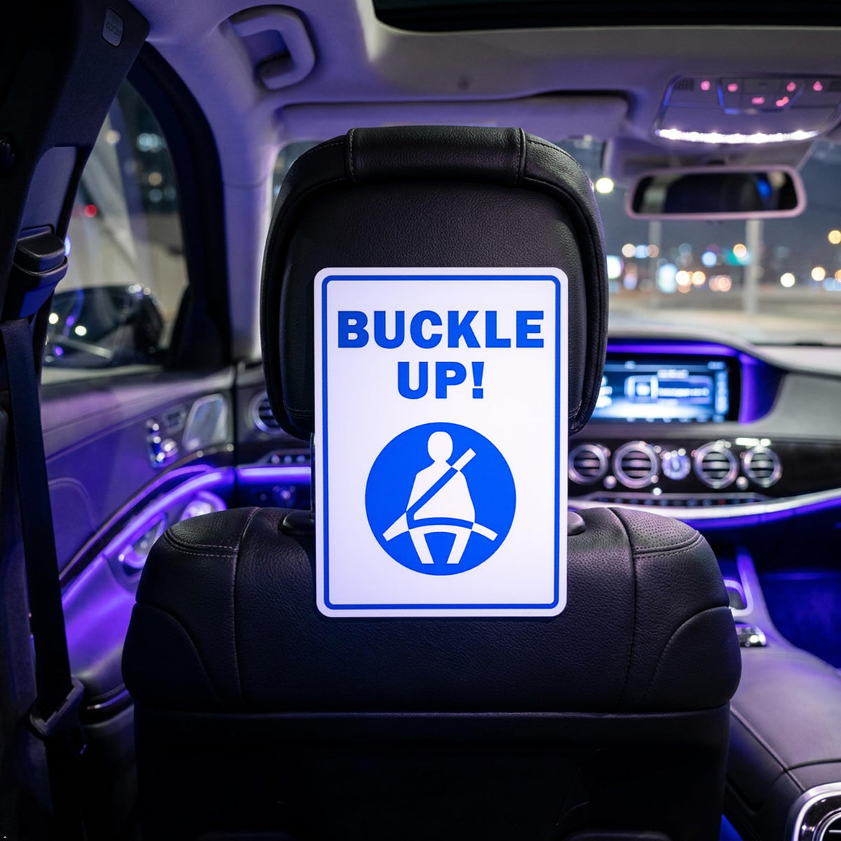 Picniva Buckle Up Seatbelt Reminder Stickers, Two Pack