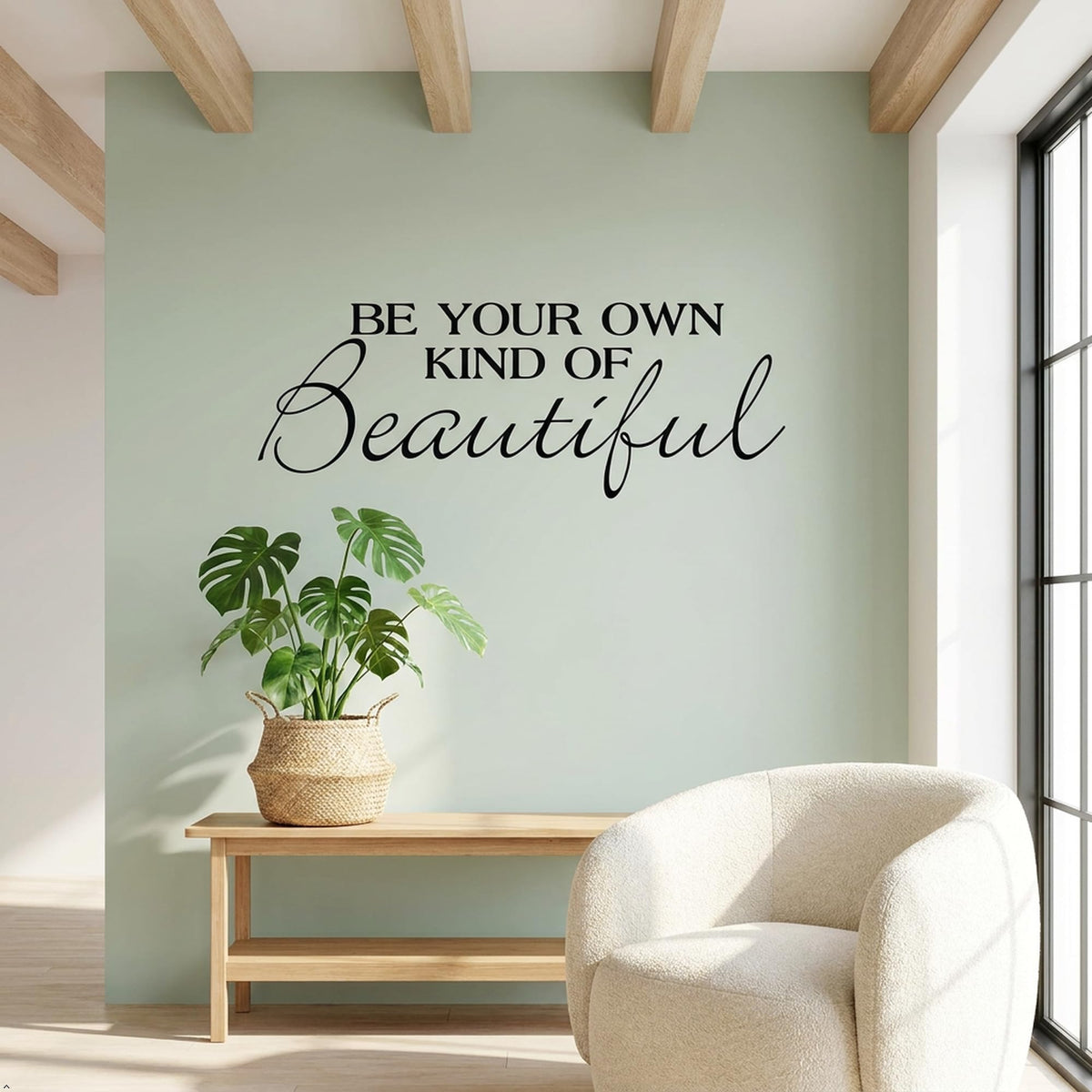 Decaltor Be Your Own Kind Of Beautiful Quotes Sayings Words Art Decor Lettering Vinyl Wall Art Inspirational Uplifting