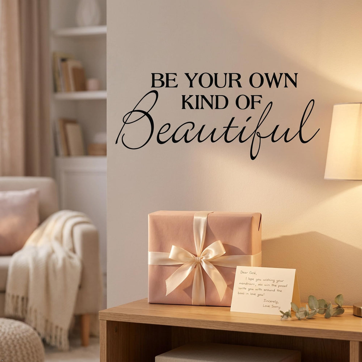 Decaltor Be Your Own Kind Of Beautiful Quotes Sayings Words Art Decor Lettering Vinyl Wall Art Inspirational Uplifting
