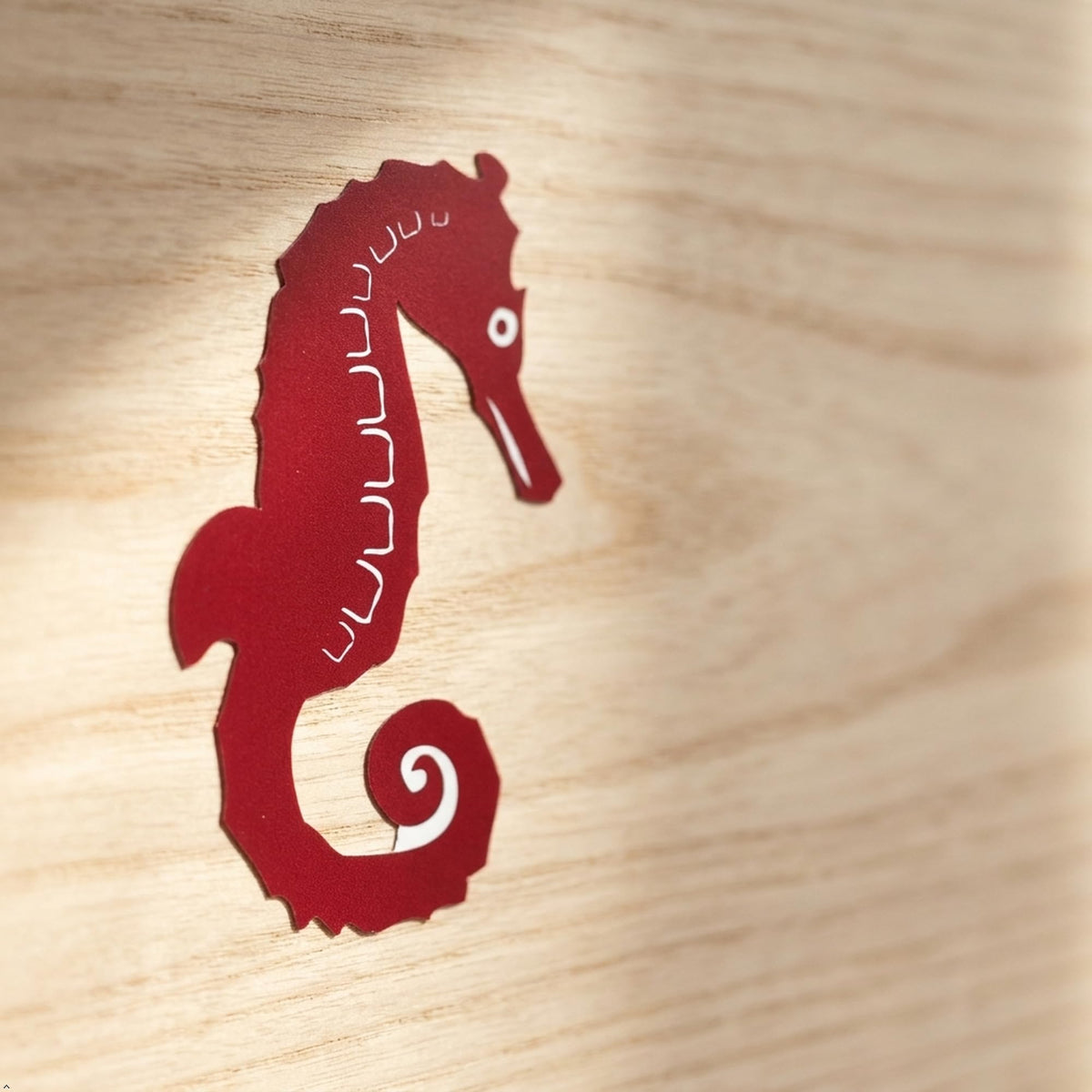 Decaltor Seahorse Vinyl Decal, 5 in, Car Window Sticker